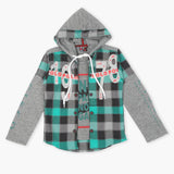 Boys Full Sleeves 2Pcs Shirt - Dark Green, Boys Shirts, Chase Value, Chase Value