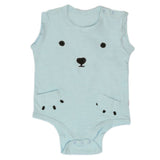 Newborn Unisex Romper - Light Blue, Kids, NB Girls Rompers, Chase Value, Chase Value