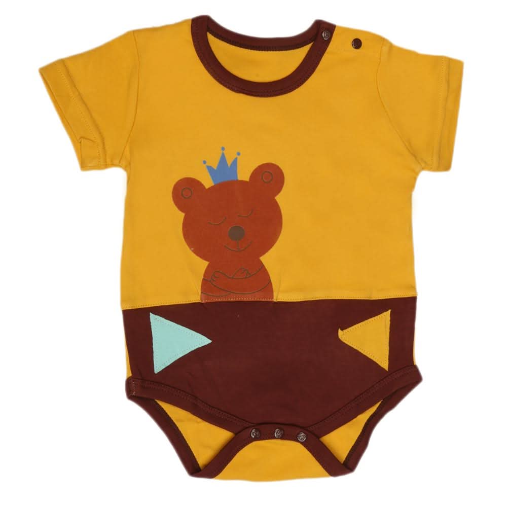 Newborn Unisex Romper - Yellow, Kids, NB Girls Rompers, Chase Value, Chase Value
