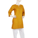Women's Printed Kurti - Mustard - A, Women, Ready Kurtis, Chase Value, Chase Value