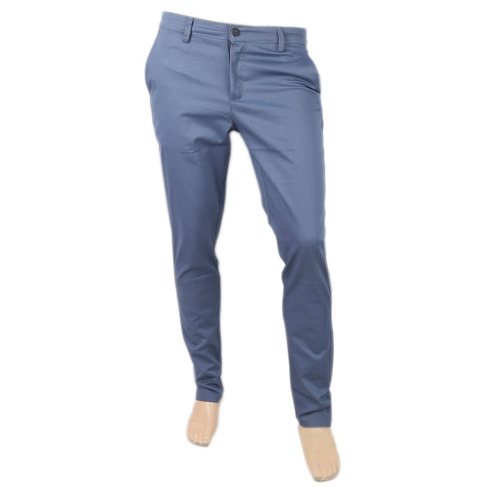 Men's Chino Pant - Blue, Men, Casual Pants And Jeans, Chase Value, Chase Value