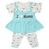 Newborn Girls Half Sleeves Suit - Sky Blue, Kids, Newborn Girls Sets And Suits, Chase Value, Chase Value