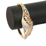 Women's American Diamond Kara Bracelet - Golden, Women, Bangles & Bracelets, Chase Value, Chase Value