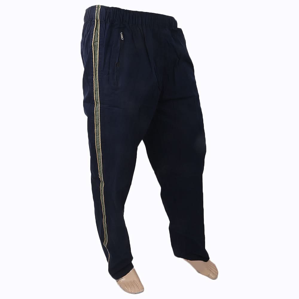 Mens Cotton Trouser - Navy Blue, Men, Lowers And Sweatpants, Chase Value, Chase Value
