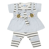 Newborn Girls Half Sleeves Suit - Light Blue, Kids, Newborn Girls Sets And Suits, Chase Value, Chase Value