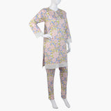 Women's Printed 2Pcs Suit - Multi, Women Shalwar Suits, Chase Value, Chase Value