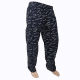 Men's Printed Trouser - Navy Blue, Men, Lowers And Sweatpants, Chase Value, Chase Value