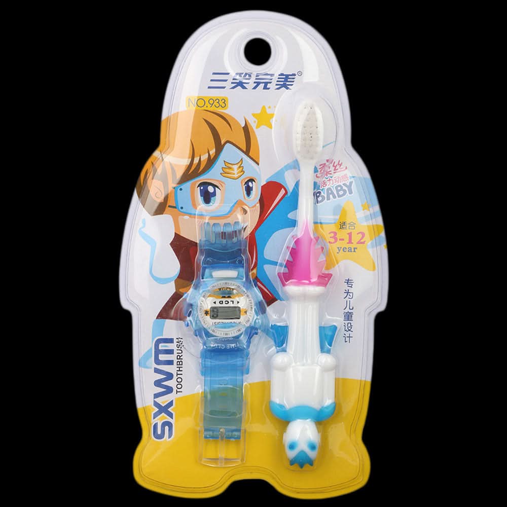 Toothbrush for Kids - Blue (933), Beauty & Personal Care, Oral Care, Chase Value, Chase Value