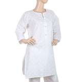 Women's Printed Kurti - White - A, Women, Ready Kurtis, Chase Value, Chase Value