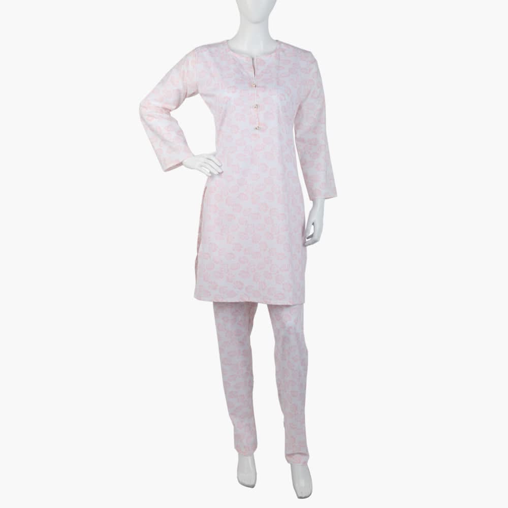 Women's Printed 2Pcs Suit - Light Pink, Women Shalwar Suits, Chase Value, Chase Value