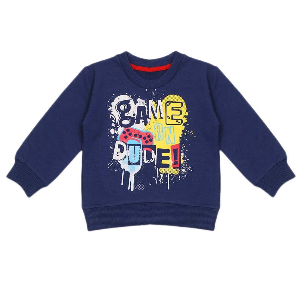 Boys Sweat Shirt - Navy Blue, Boys Hoodies & Sweat Shirts, Chase Value, Chase Value