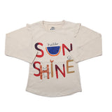 Girls Full Sleeves Jersey T-Shirt - Fawn, Kids, Girls T-Shirts, Chase Value, Chase Value