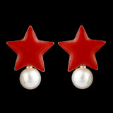 Women's Earring - Rust, Women, Earrings & Tops, Chase Value, Chase Value