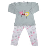 Girls Pajama Suit - Grey, Kids, Girls Sets And Suits, Chase Value, Chase Value