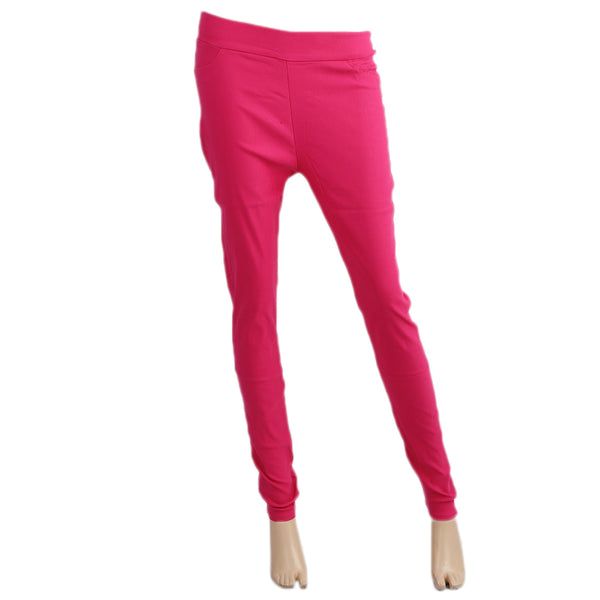 Women's Cotton Pant - Pink, Women Pants & Tights, Chase Value, Chase Value