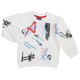 Boys Sweat Shirt - White, Boys Hoodies & Sweat Shirts, Chase Value, Chase Value