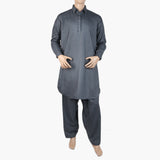 Eminent Men's Trim Fit Kameez Shalwar Suit - Dark Grey, Men's Shalwar Kameez, Eminent, Chase Value