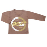 Boy's Full Sleeves T-Shirt 8757 - Olive Green, Kids, Boys T-Shirts, Chase Value, Chase Value