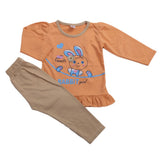 Girls Pajama Suit - Peach, Kids, Girls Sets And Suits, Chase Value, Chase Value