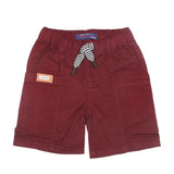 Boys Cotton Short 2-14 - Maroon, Kids, Boys Shorts, Chase Value, Chase Value