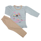 Girls Pajama Suit - Grey, Kids, Girls Sets And Suits, Chase Value, Chase Value
