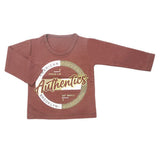 Boy's Full Sleeves T-Shirt 8757 - Brown, Kids, Boys T-Shirts, Chase Value, Chase Value