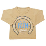 Boy's Full Sleeves T-Shirt - Brown, Kids, Boys T-Shirts, Chase Value, Chase Value