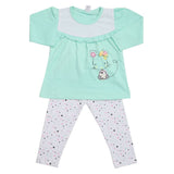 Girls Pajama Suit - Cyan, Kids, Girls Sets And Suits, Chase Value, Chase Value