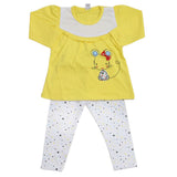 Girls Pajama Suit - Yellow, Kids, Girls Sets And Suits, Chase Value, Chase Value