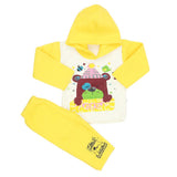 Newborn Boys Polar Full Sleeves Suit 8872 - Yellow, Kids, New Born Boys Sets And Suits, Chase Value, Chase Value