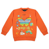 Girls Full Sleeves T-Shirt - Peach, Girls T-Shirts, Chase Value, Chase Value