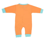 Newborn Boys Full Sleeves Romper 44008 - Orange, Kids, New Born Boys Rompers, Chase Value, Chase Value