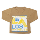 Boy's Full Sleeves T-Shirt 8752 - Olive Green, Kids, Boys T-Shirts, Chase Value, Chase Value