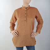 Women's Plain Kurti - Mustard, Women, Ready Kurtis, Chase Value, Chase Value