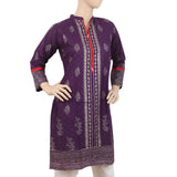 Women's Doriya Printed Kurti - Purple, Women, Ready Kurtis, Chase Value, Chase Value