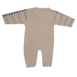 Newborn Boys Full Sleeves Romper - Light Brown, Kids, New Born Boys Rompers, Chase Value, Chase Value