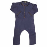 Boys Embroidered Shalwar Suit - Purple, Kids, Boys Shalwar Kameez, Chase Value, Chase Value