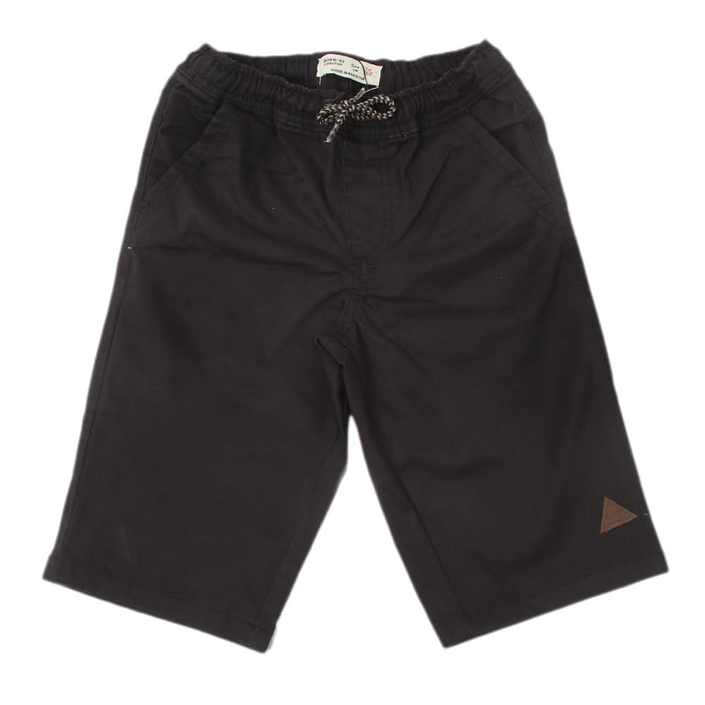 Boys Cotton Bermuda - Black, Kids, Boys Shorts, Chase Value, Chase Value