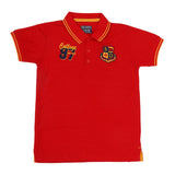 Boys Half Sleeves Polo T-Shirt - Red, Kids, Boys T-Shirts, Chase Value, Chase Value