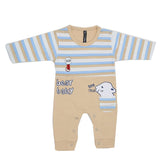 Newborn Boys Full Sleeves Romper - Fawn, Kids, New Born Boys Rompers, Chase Value, Chase Value