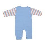 Newborn Boys Full Sleeves Romper - Blue, Kids, New Born Boys Rompers, Chase Value, Chase Value
