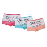 Girls Boxer Pack Of 3 - Multi, Kids, Panties And Briefs, Chase Value, Chase Value