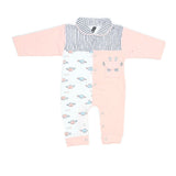 Newborn Boys Full Sleeves Romper 44006 - Pink, Kids, New Born Boys Rompers, Chase Value, Chase Value