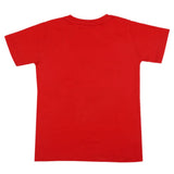 Boys Half sleeves Printed T-Shirt - Red, Boys T-Shirts, Chase Value, Chase Value