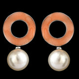 Women's Ear Tops - Orange, Women, Earrings & Tops, Chase Value, Chase Value