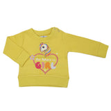 Newborn Girls Terry T-Shirt - Yellow, Kids, New Born Girls T-Shirts, Chase Value, Chase Value