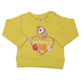 Newborn Girls Terry T-Shirt - Yellow, Kids, New Born Girls T-Shirts, Chase Value, Chase Value