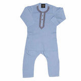 Boys Embroidered Shalwar Suit - Blue, Kids, Boys Shalwar Kameez, Chase Value, Chase Value