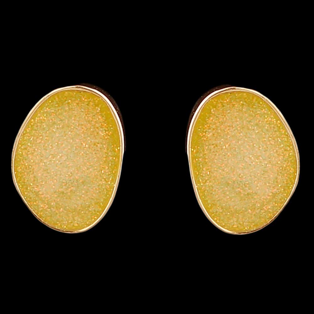 Women's Ear Tops - Mustard, Women, Earrings & Tops, Chase Value, Chase Value