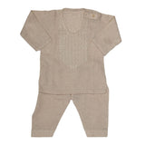 Newborn Boys Embroidered Shalwar Kameez - Fawn, Kids, NB Boys Shalwar Suits, Chase Value, Chase Value